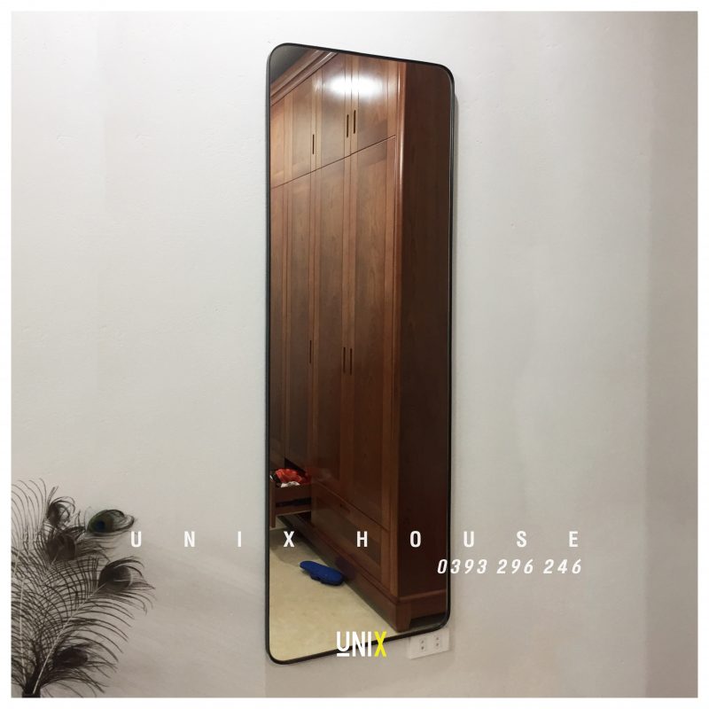 Gương soi toàn thân khung thép phong cách hiện đại