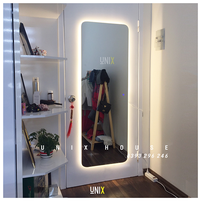 Gương soi toàn thân chữ nhật hậu led - CN LED của Unix House