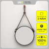 Gương tròn viền da dây thừng T05-T Unixhouse