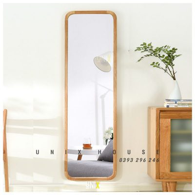 Gương đứng viền gỗ