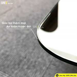 Bo viền gương tràn viền Oval hậu Led